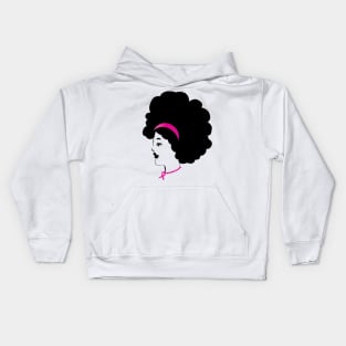 Breast Cancer Black Women Awareness Kids Hoodie